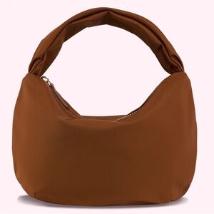 NWT Stoney Clover Lane Nylon Round Handle Bag in Chocolate
